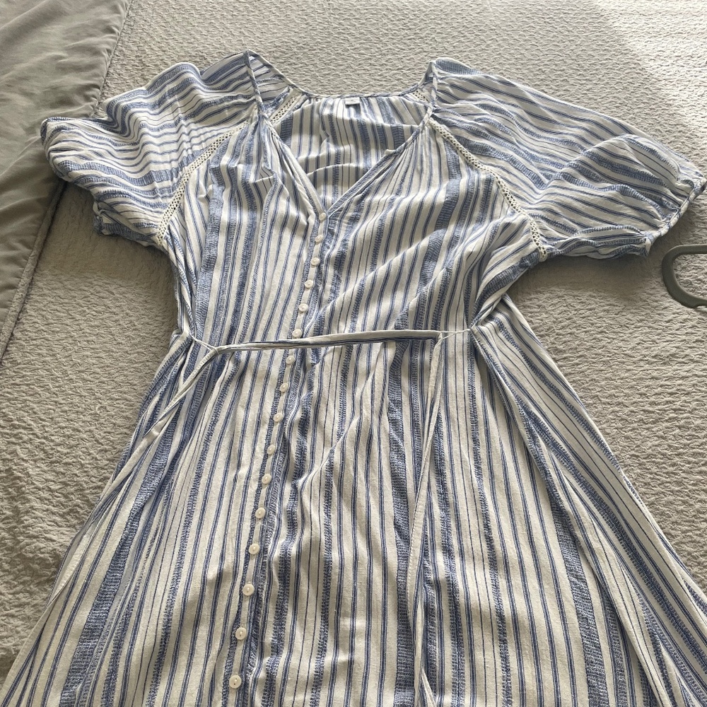 Striped Old Navy Wrap dress